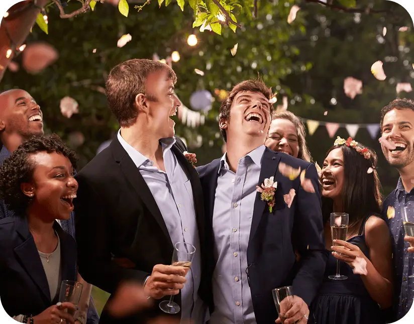 An All Aboard America motorcoach on the road